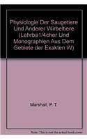 Physiologie Der Saugetiere Und Anderer Wirbeltiere