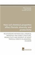 How Soil Chemical Properties Effect Floristic Diversity and Productivity