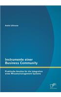 Instrumente einer Business Community