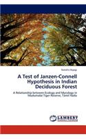 Test of Janzen-Connell Hypothesis in Indian Deciduous Forest