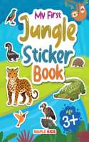 My First Sticker Book - Jungle - Activity Book for Kids - Stickers for Children - Age 3+ Years