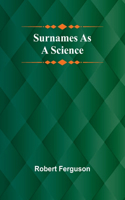 Surnames as a Science