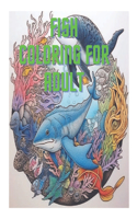 Fish Coloring For Adult