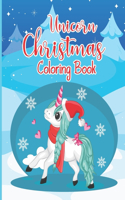 Unicorn Christmas Coloring Book