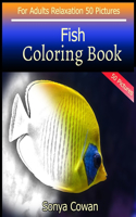 Fish Coloring Book For Adults Relaxation 50 pictures