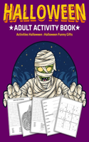 Halloween Adult Activity Book