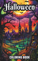 Large Print Halloween Coloring Book