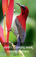 Birds and Nature Adult Coloring Book Luxury Edition : Creative Haven Birds Adult Coloring Book | Unique and Amazing Nature and Bird Adult Coloring ... Meditation and Happiness Coloring Book