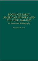 Books on Early American History and Culture, 1961-1970