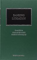 Banking Litigation Hardcover â€“ 31 July 2017