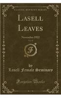 Lasell Leaves, Vol. 48: November 1922 (Classic Reprint)