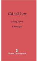 Old and New: Sundry Papers