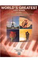 WORLDS GREATEST LOVE SONGS PIANO