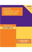 Teaching Arithmetic: Lessons for Addition and Subtraction Grades 2-3