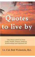 Quotes to Live By