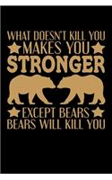 What Doesn't Kill You Makes You Stronger Except Bears Bears Will Kill You