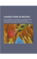 Characters in Wicked