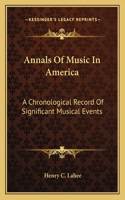 Annals of Music in America