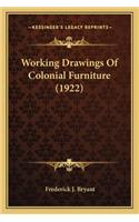 Working Drawings Of Colonial Furniture (1922)