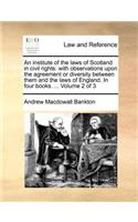 An institute of the laws of Scotland in civil rights