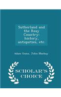 Sutherland and the Reay Country
