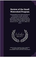 Review of the Small Watershed Program