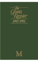 The Grants Register 1993–1995