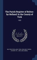 Parish Register of Bolton-by-Bolland