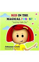Red In The Magical Forest - all the colors you will see