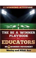 Be A Winner Playbook for Educators