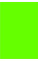 Journal Bright Green Color Simple Plain Green