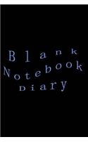 Blank Notebook Diary