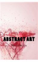 Abstract Art: 150 page lined notebook
