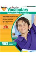 Everyday Vocabulary Intervention Activities for Grade 3 Teacher Resource