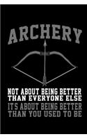 Funny Archery Notebook