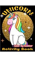 Unicorn Color By Number Activity Book