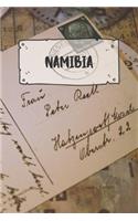 Namibia: Ruled Travel Diary Notebook or Journey Journal - Lined Trip Pocketbook for Men and Women with Lines