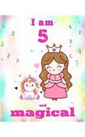 unicorn journal i am 5 and magical