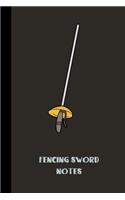 fencing sword notes
