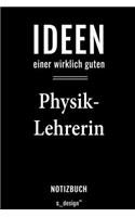 Notizbuch für Physik-Lehrer / Physik-Lehrerin