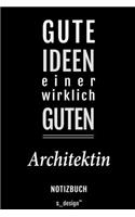 Notizbuch für Architekten / Architekt / Architektin