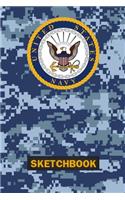 US Navy Digital Camo Sketchbook