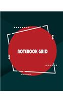 Notebook Grid: Elegant black Friday sale background: Notebook Journal Diary, 120 pages, 8" x 10"