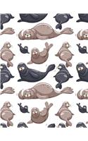 Seal Notebook: Sea Lion Journal Book Ruled Lined Page Paper Kid Teen Boy Girl Women Kindergaten Preschool Writing Diary Record Plan Note Pad School College Kawaii (1 Seal Notebook)