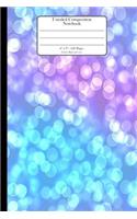 Unruled Composition Notebook. 6" x 9". 120 Pages. Circles Pattern Cover