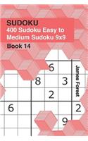 400 Sudoku Easy to Medium Sudoku 9x9: Puzzle books for adults