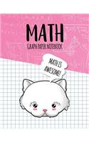 Math Graph Paper Notebook