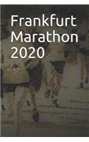 Frankfurt Marathon 2020: Blank Lined Journal