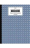 4x4 Graph Paper Notebook. Square Grid Graphing Journal
