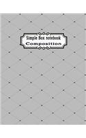 Simple Box Notebook Composition